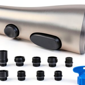 RQJLZ Kitchen Sink Sprayer Head Brushed Nickel 3 Function-0