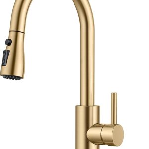 FORIOUS Kitchen Faucets with Pull Down Sprayer-0