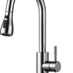 FORIOUS Kitchen Faucet with Pull Down Sprayer-0