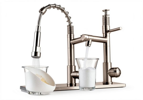 AIMADI Kitchen Faucet Brushed Nickel Single Handle-3