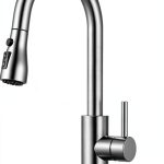 FORIOUS Kitchen Faucets with Pull Down Sprayer Stainless-0