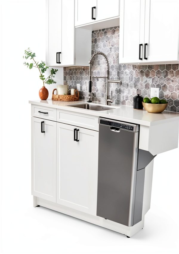 Kitchen Faucet Fapully Brushed Nickel PullDown-6