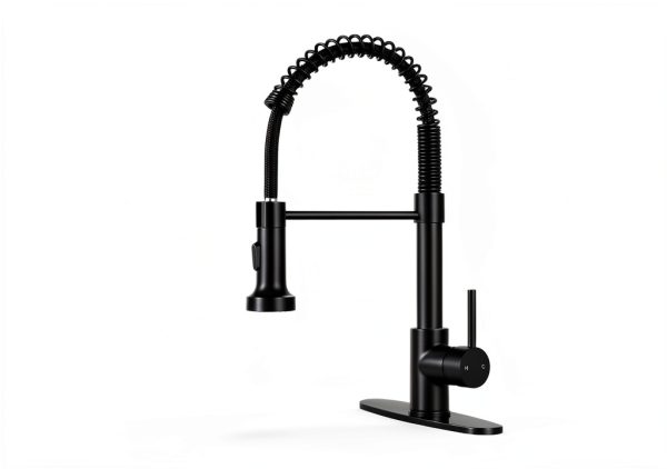 DJS Kitchen Faucet Stainless Pull Down Sprayer-4