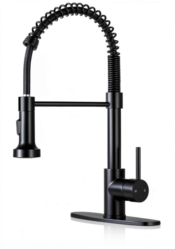 DJS Kitchen Faucet Stainless Pull Down Sprayer-0