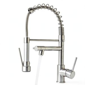 AIMADI Kitchen Faucet Brushed Nickel Single Handle-0