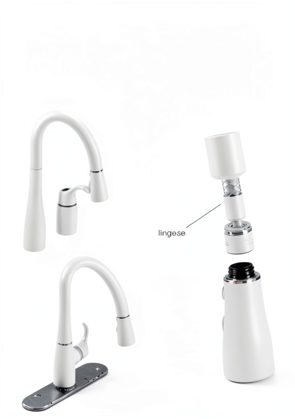 KOHLER Simplice Sprayhead Vibrant Stainless Kitchen Faucet-3