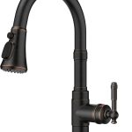 FORIOUS Vintage Kitchen Faucet Stainless Steel Pull Down-0
