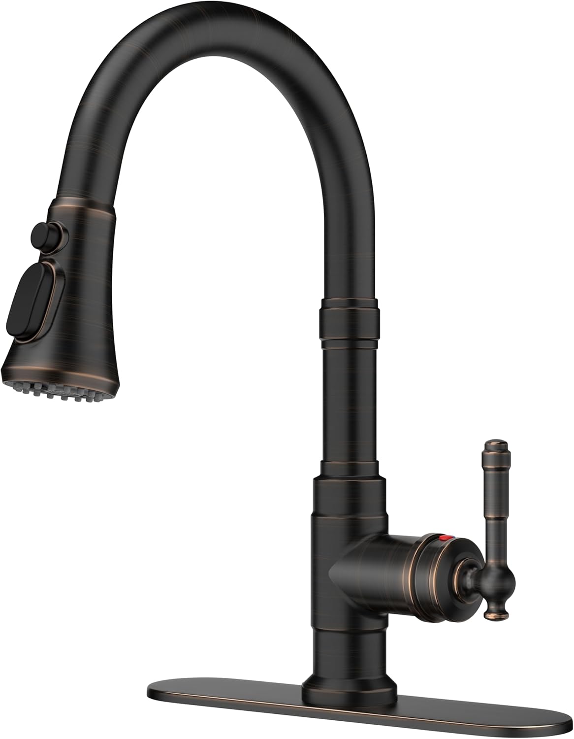 FORIOUS vintage kitchen faucet installed in a farmhouse sink