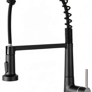 AIMADI Touchless Kitchen Faucet Black Modern Gooseneck-0