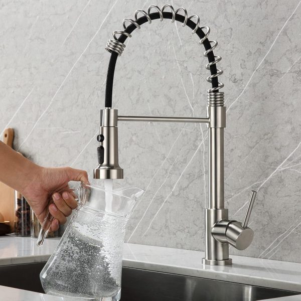 Heshanshijia Kitchen Faucet Head ABS Blade Spray Brushed-8