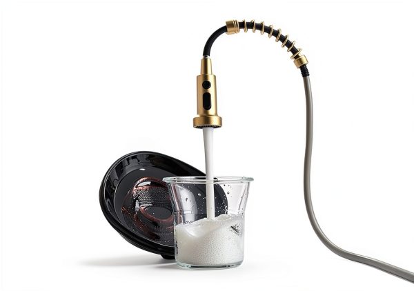 AIMADI Brushed Gold Kitchen Faucet Modern Brass Single-1