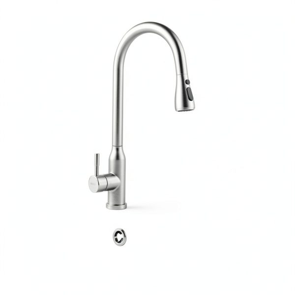 RQJLZ Kitchen Sink Sprayer Head Brushed Nickel 3 Function-4