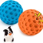 HIPPIH Dog Ball Blue Red 3.15inch-0