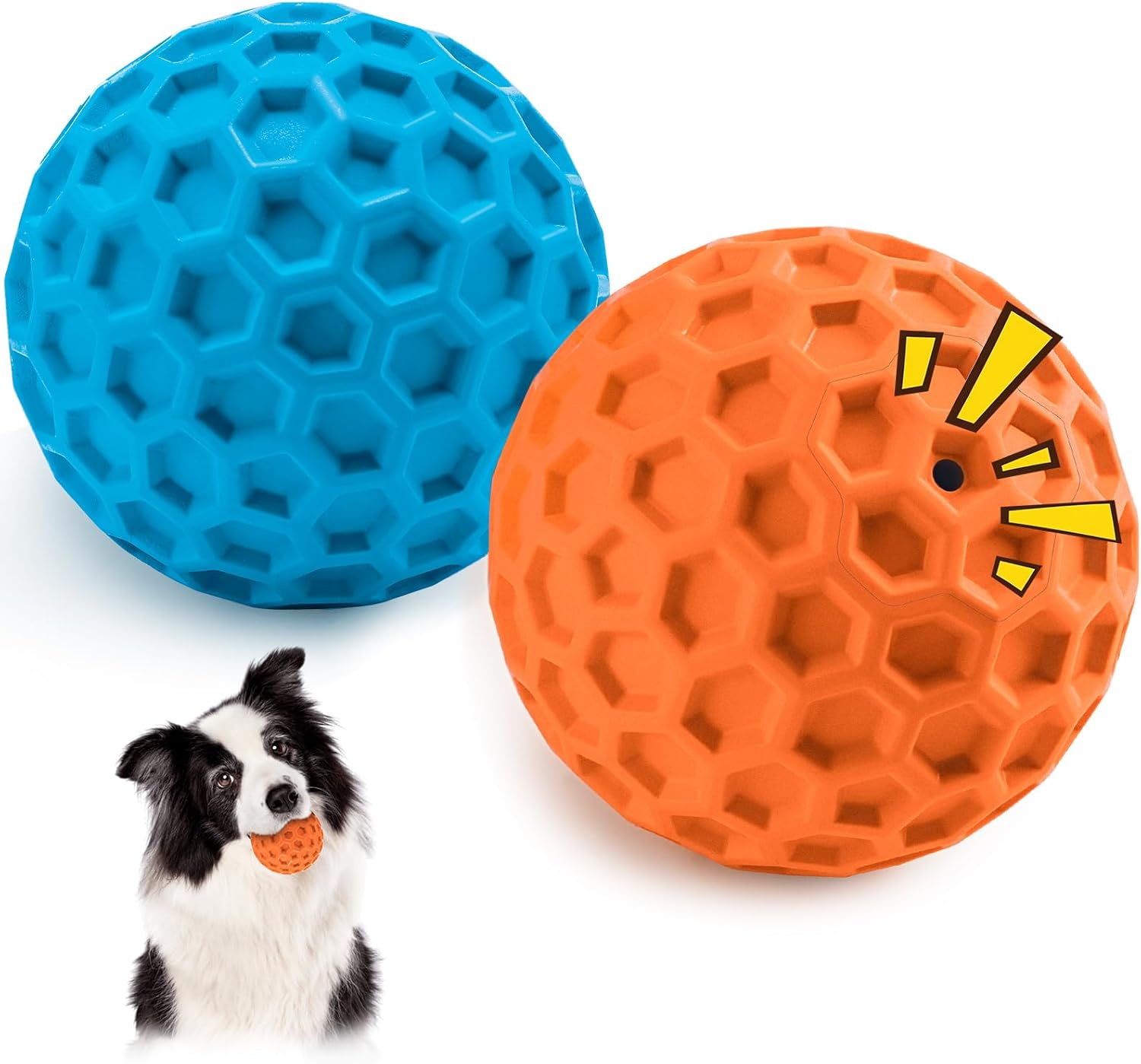 HIPPIH Dog Ball in action