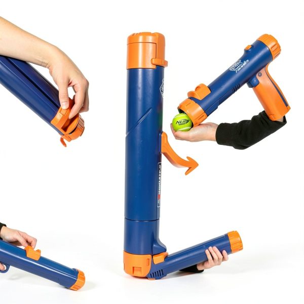 Nerf Dog Blaster Compact Tennis Ball Toy 16 Inch Durable-5