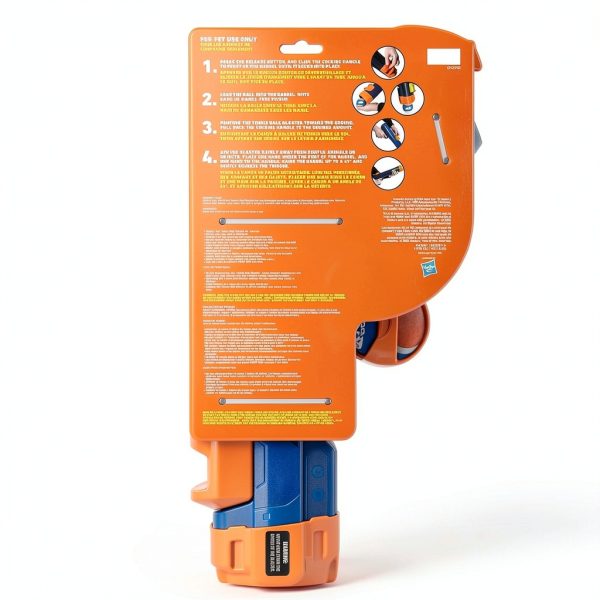 Nerf Dog Blaster Compact Tennis Ball Toy 16 Inch Durable-9