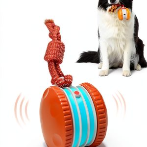 QGI Interactive Dog Ball H01 Irregular Rolling Toy with Rope-0