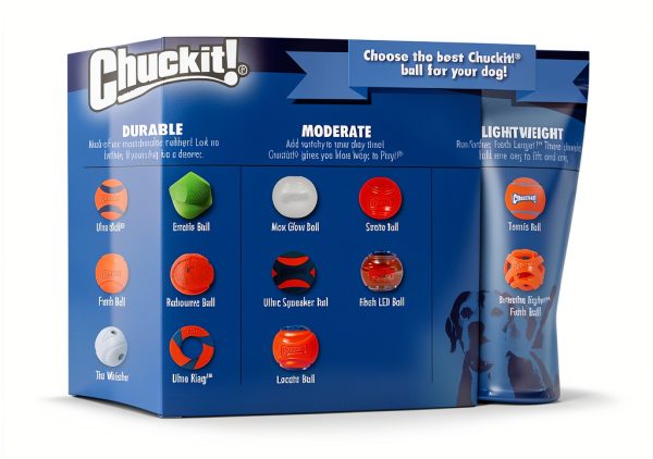 Chuckit! Squeaker Dog Ball XL & XXL Durable Rubber Fetch Toy-7
