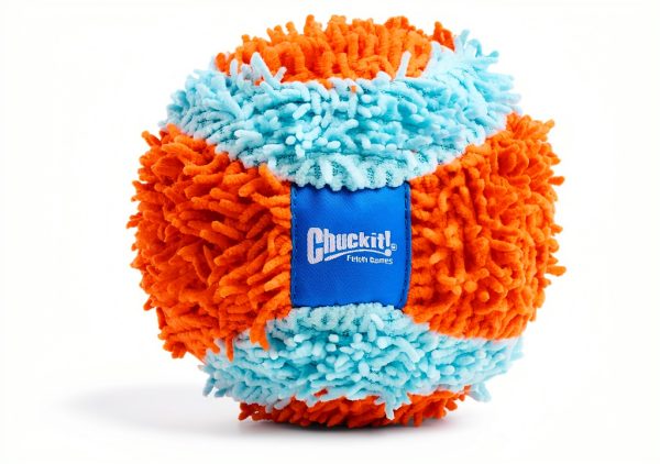Canine Hardware Indoor Dog Ball Orange Blue Fumbler 1 Pack-3