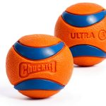 Chuckit! Ultra Bounce Dog Ball Small 2‑Pack Squeaker & Ultra-0