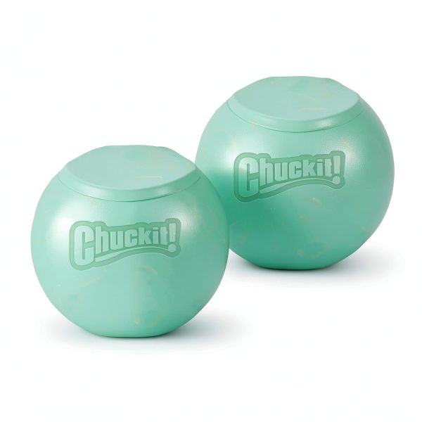Chuckit! Glow in the Dark Dog Ball – 2.5 inch, Medium Launcher-1