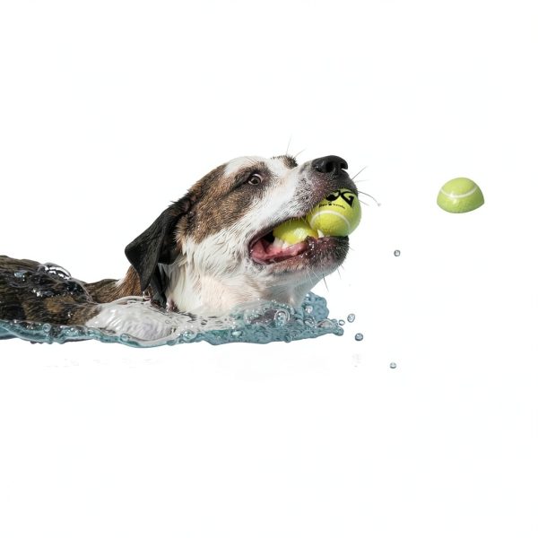 INSUM Dog Toy Balls 2.5 Inch Squeaky & Non‑Squeaky Multi‑Color Pack –-3