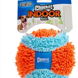 Canine Hardware Indoor Dog Ball Orange Blue Fumbler 1 Pack-0