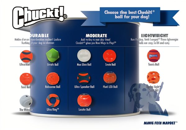 Chuckit! Glow in the Dark Dog Ball – 2.5 inch, Medium Launcher-4