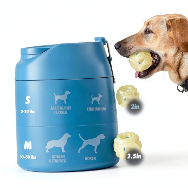 Chuckit! Air Glow Fetch Ball Dog Toy 2 Pack Medium Green Glow-3