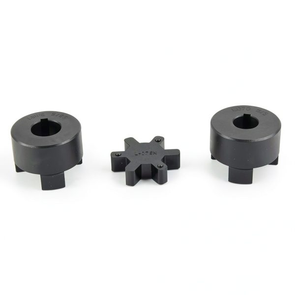 5/8" to 3/4" L075 3-Piece L-Jaw Coupling Set AUTOJARE HT250 Steel-5