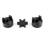 5/8" to 3/4" L075 3-Piece L-Jaw Coupling Set AUTOJARE HT250 Steel-0