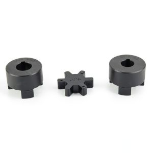 AUTOJARE 1/2 in to 7/8 in L095 L-Jaw Coupling Set Steel NBR Spider-0