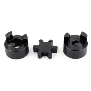 1/2" to 1" L075 Flexible 3-Piece L-Jaw Coupling Coupler Set & Buna-N NBR Rubber Spider for Log Wood Splitter-0