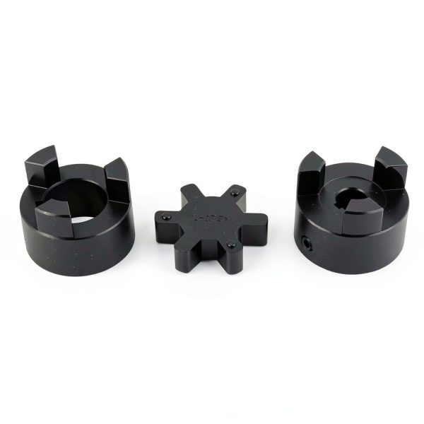 1/2" to 1" L075 Flexible 3-Piece L-Jaw Coupling Coupler Set & Buna-N NBR Rubber Spider for Log Wood Splitter-0