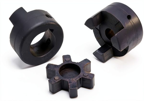 ZTUOAUMA 1/2" to 1" L075 Flexible 3‑Piece L‑Jaw Coupling Set NBR-4