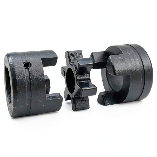 1 to 1 L075 Flexible 3-Piece L-Jaw Coupling – Saelno Cast Iron HT250-2
