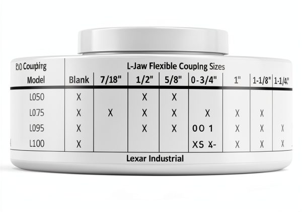 Replacement 1" L100 L-Jaw Coupling Half – Interchangeable Multi-Flex-0