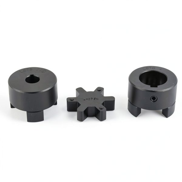 1/2" to 1" L075 Flexible 3-Piece L-Jaw Coupling Coupler Set & Buna-N NBR Rubber Spider for Log Wood Splitter-7