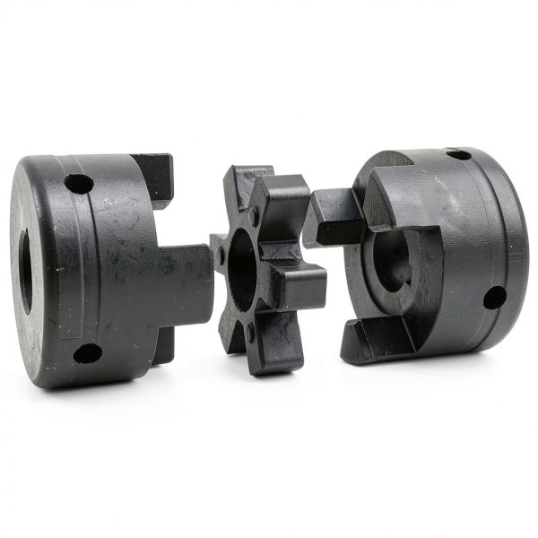 3/4" to 3/4" L095 Flexible 3-Piece L-Jaw Coupling Coupler Set & Rubber Spider for Log Wood Splitter,Multi-Flex Couplings L095-3/4-3/4-4