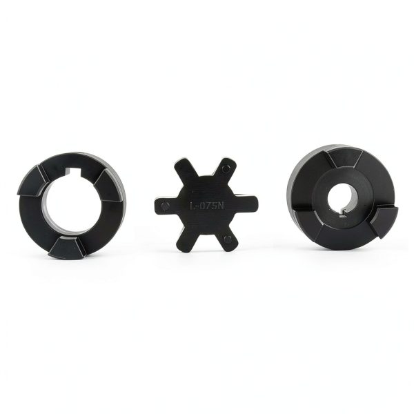 1/2" to 1" L075 Flexible 3-Piece L-Jaw Coupling Coupler Set & Buna-N NBR Rubber Spider for Log Wood Splitter-6