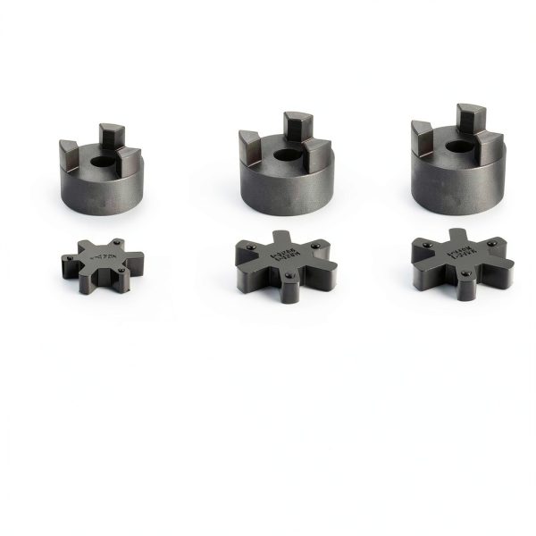 AUTOJARE 1/2 in to 7/8 in L095 L-Jaw Coupling Set Steel NBR Spider-2
