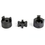 3/4" to 1-1/8" L100 3-Piece L-Jaw Coupling Set & Buna-N NBR Rubber Spider for Log Wood Splitter-0
