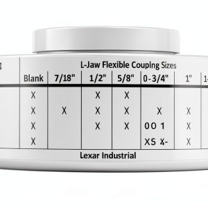 Flexible Coupling Lexar L095 3-Piece L-Jaw Set with NBR Spider-0
