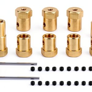 10 Pieces 7mm Motor Flexible Coupling Coupler Connector for Car Wheels Tires Shaft Motor Accessories-0